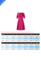Elegant Short-Sleeve Solid Work Dress Lavish Daily