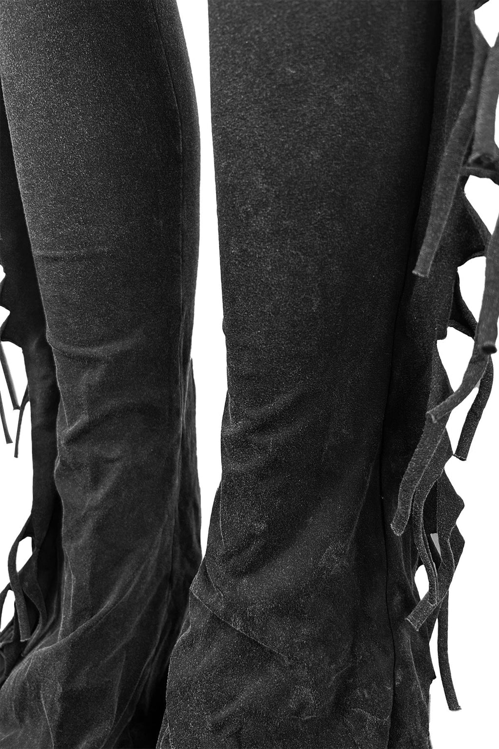 Wash Fringe Pants Lavish Daily