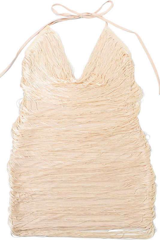 Fringe Mini Dress LavishDaily