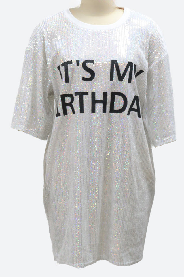 Sparkly Sequin Shirt Dress Lavish Daily