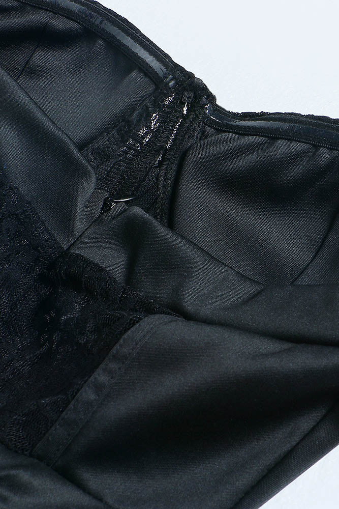 See Through Corset Maxi Dress Lavish Daily