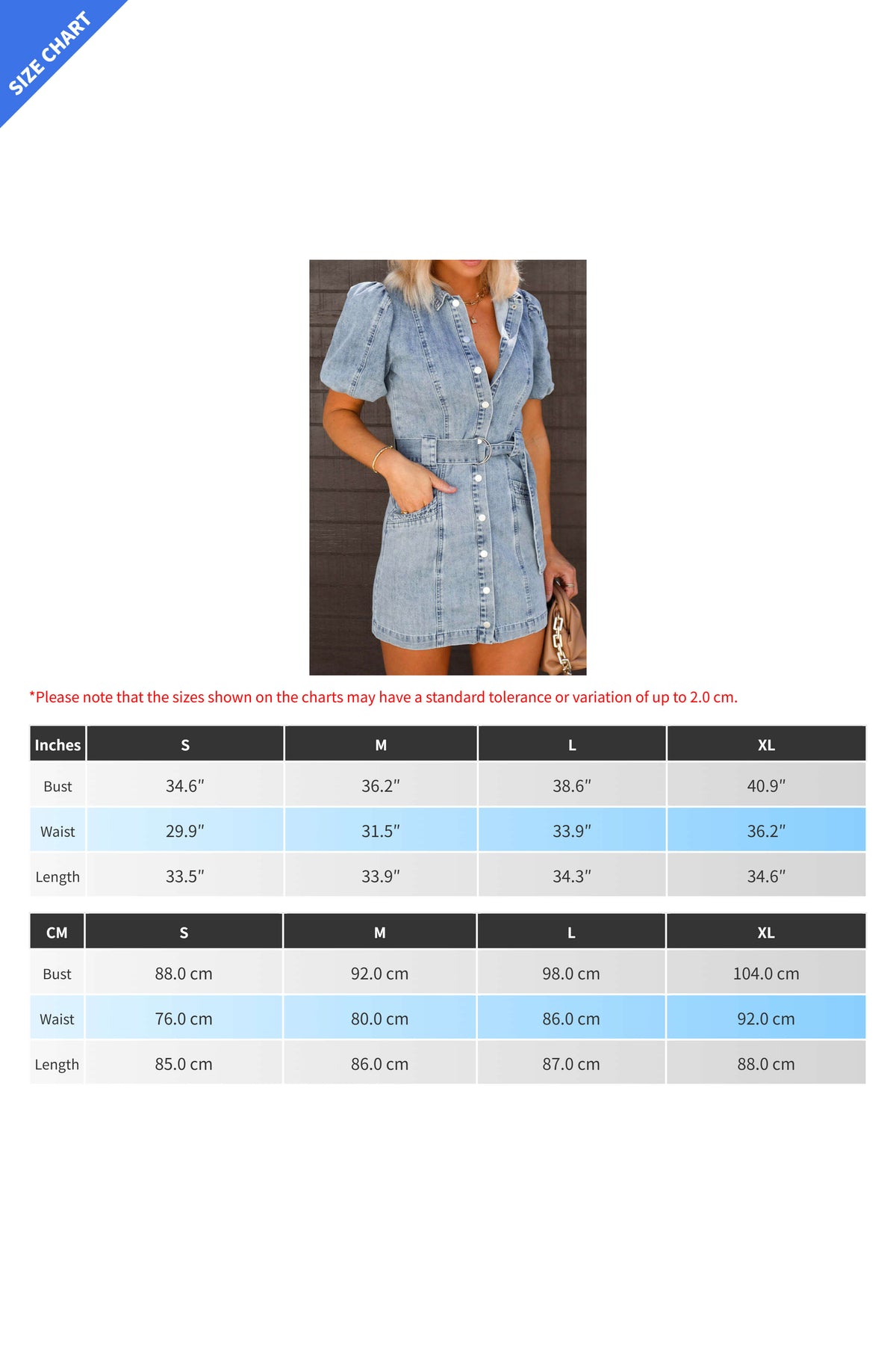 Loose Denim Short Sleeve Dress Lavish Daily