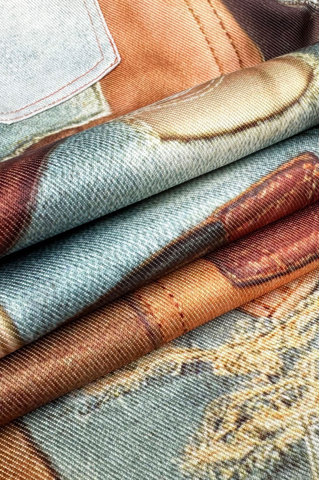 Printed Wide-Leg Casual Trousers Lavish Daily