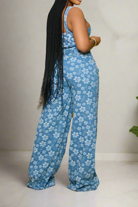 Denim Pant Set Lavish Daily