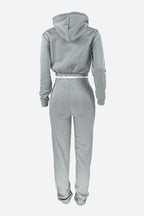 Hooded Pocket Tracksuit Set Lavish Daily