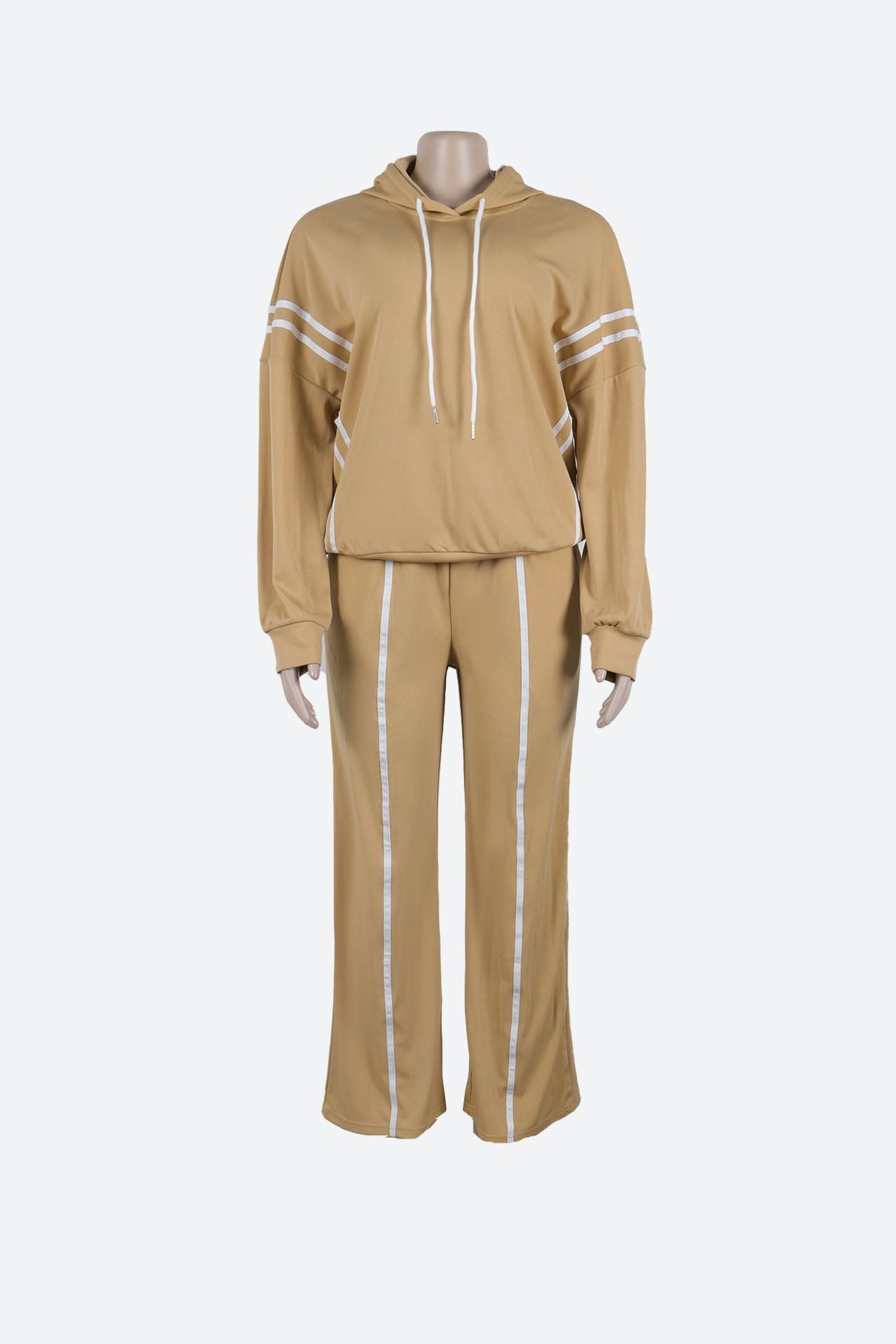 Stripe Hoodie & Pants Set Lavish Daily