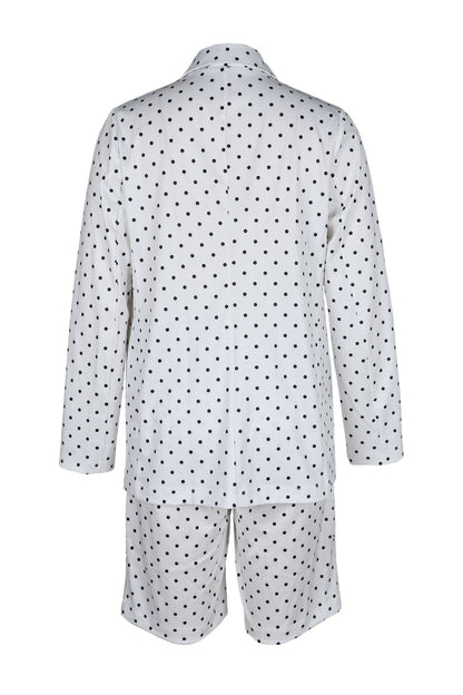 Polka Dot Blazer & Shorts Set Lavish Daily
