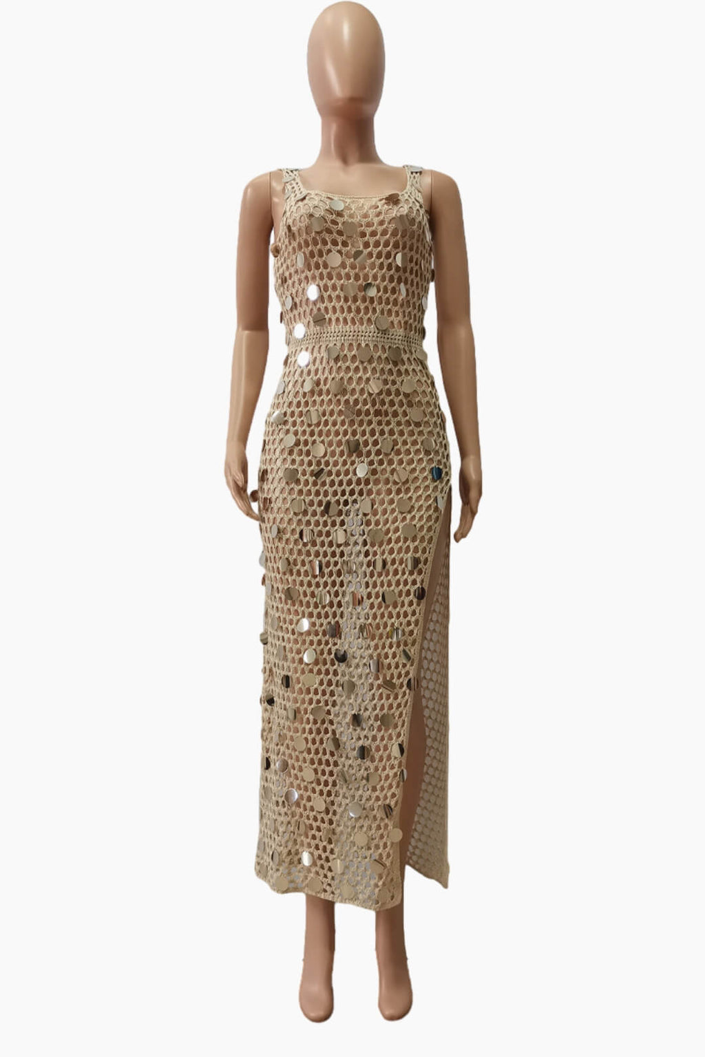 Fishnet Cover Up Beach Dress Lavish Daily