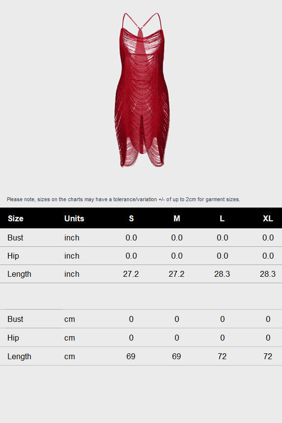 Fringe Detail Midi Dress Lavish Daily