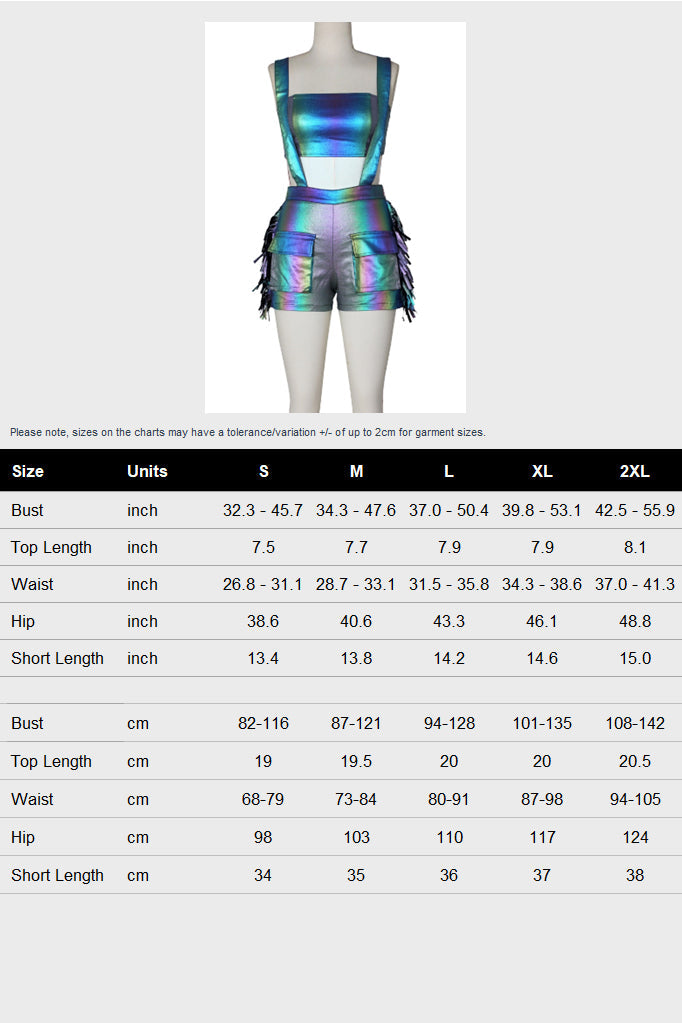 Fringed Crop Top And Shorts Set Lavish Daily