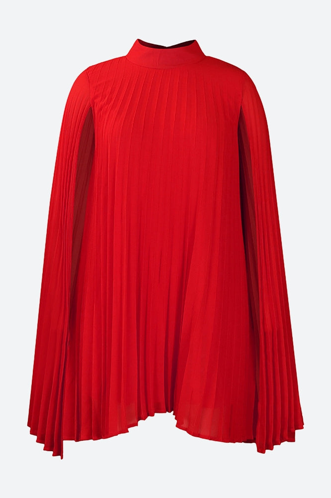 Pleats All Day Batwing Dress Lavish Daily