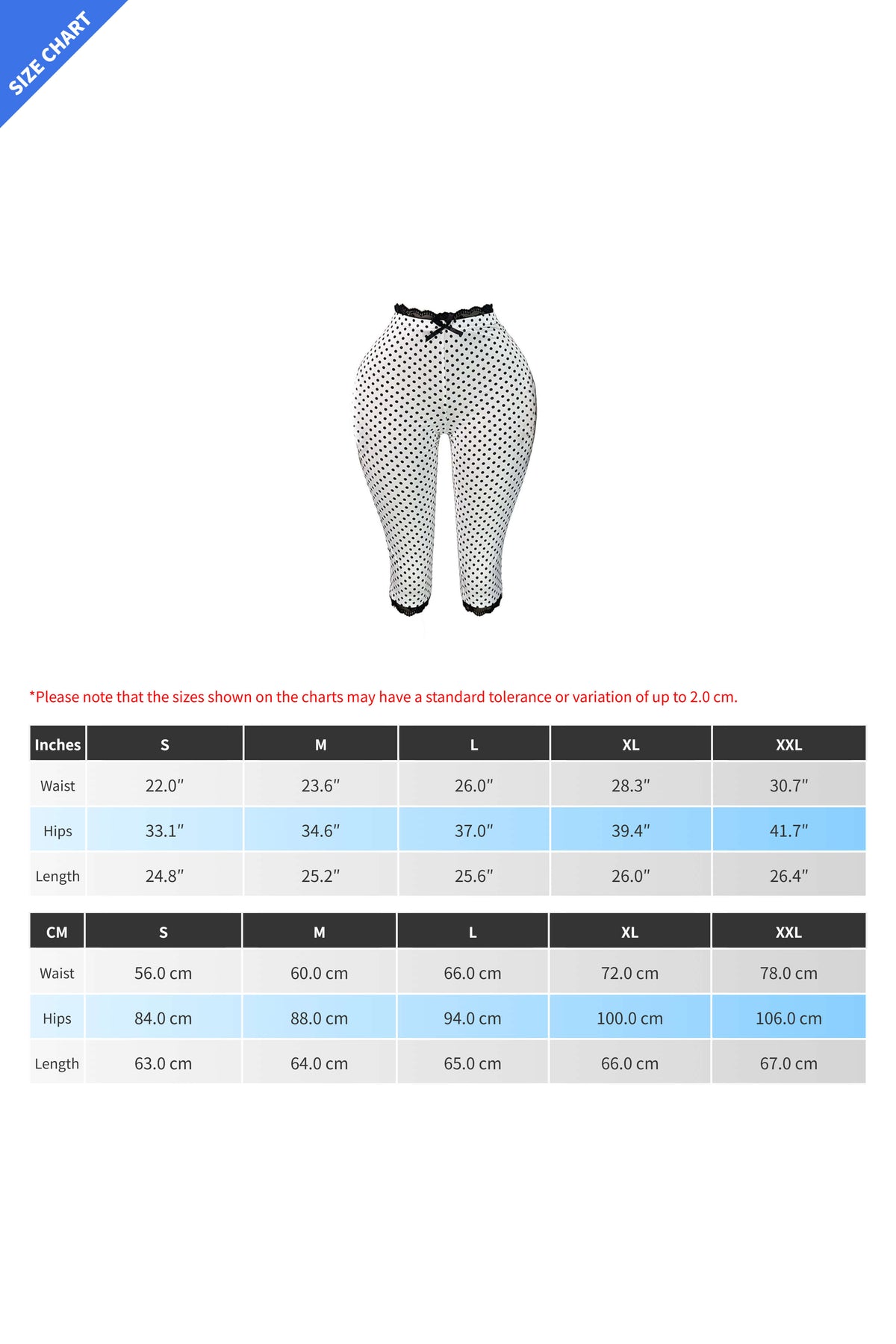 Polka Dot Lace Trim Capri Leggings Lavish Daily