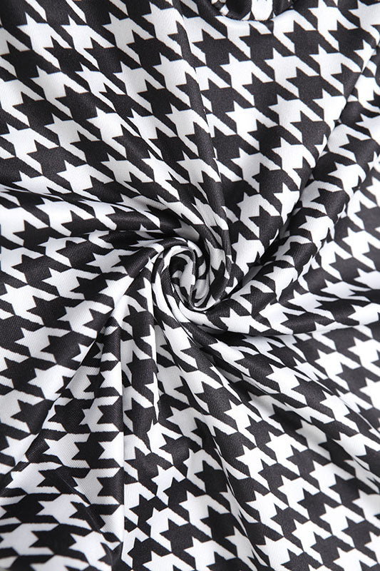 Print Turtleneck Long Sleeve Jumpsuit Lavish Daily