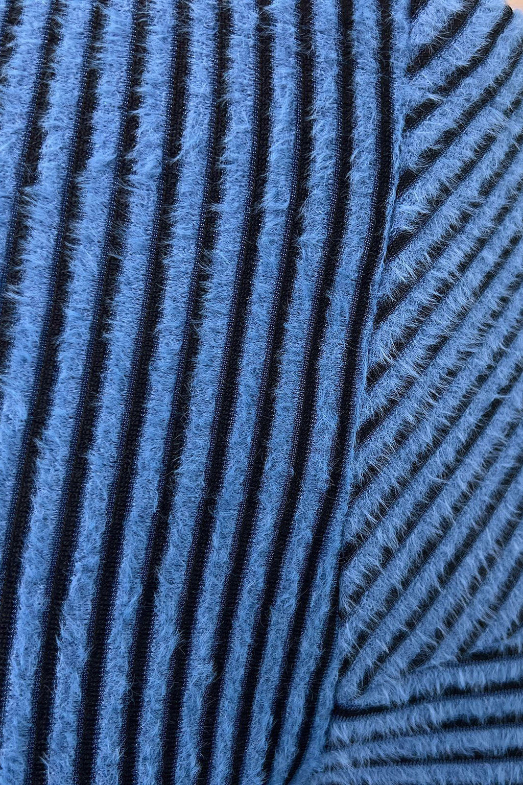 Striped Fuzzy Leggings Lavish Daily