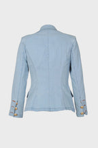 Denim Blazer Jacket Lavish Daily