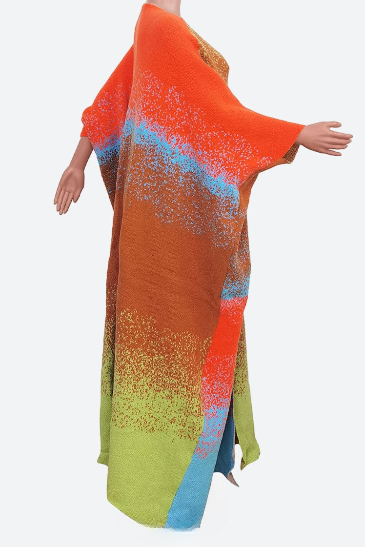 Loose Fit Knitted Long Cardigan