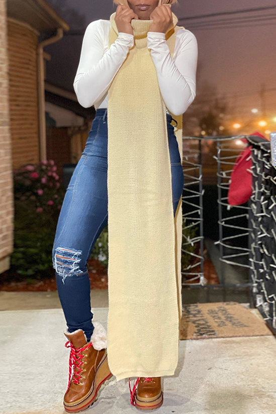 Knit Sleeveless Sweater Dress Lavish Daily