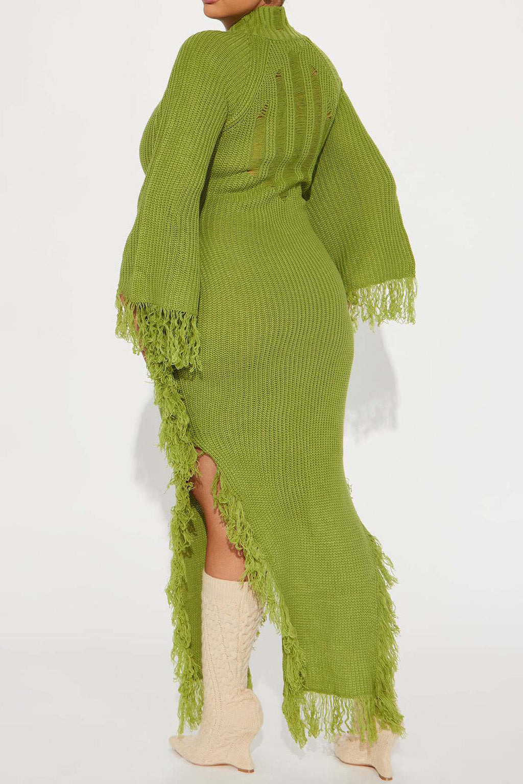 Sweater Maxi Dress LavishDaily