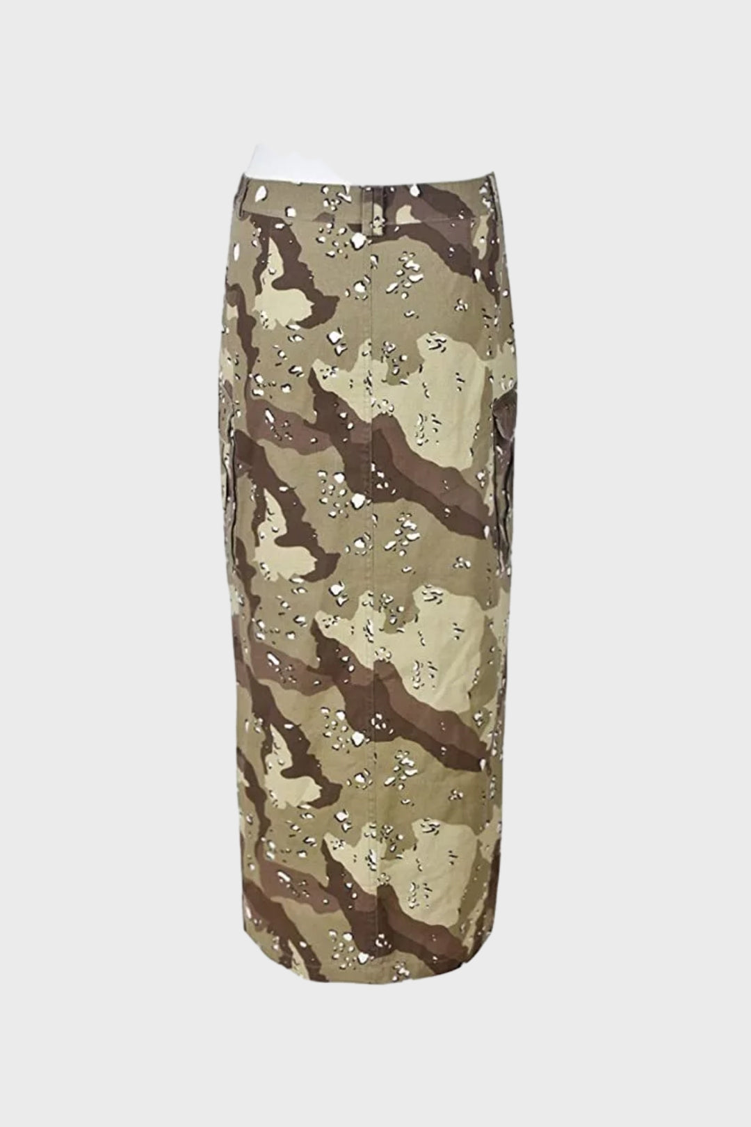 High Waist Camouflage Split Skirt Lavish Daily