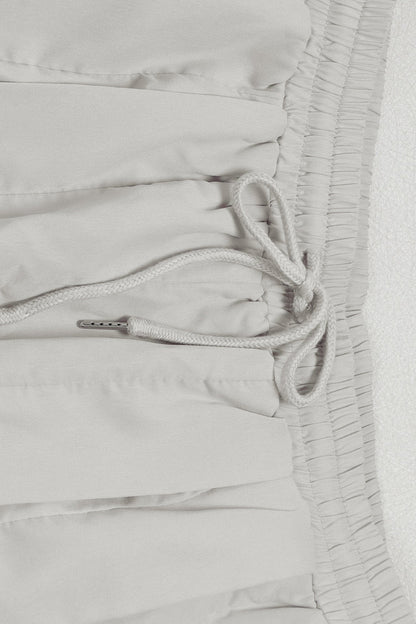 Patchwork Cargo Lantern Jogger Pants Lavish Daily