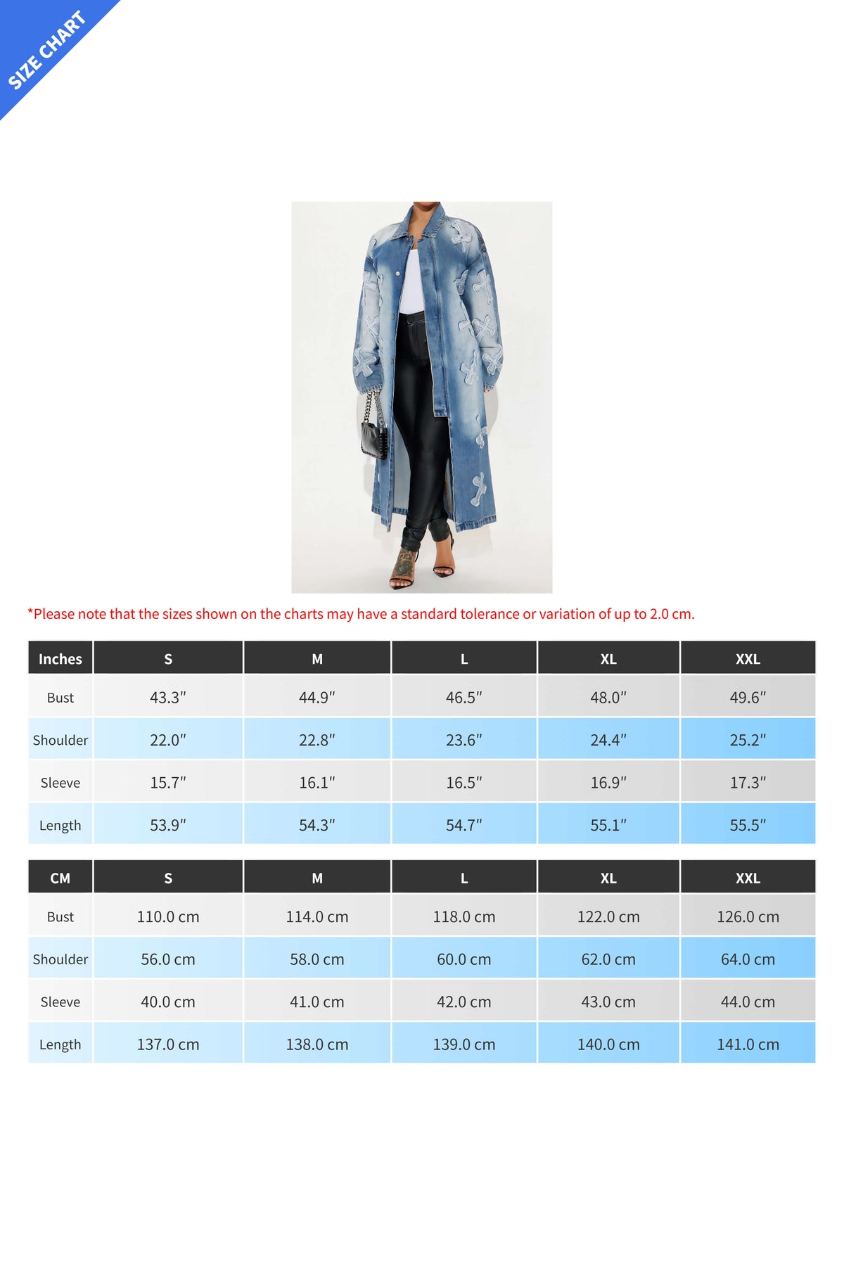 Cross Your Mind Denim Coat Lavish Daily