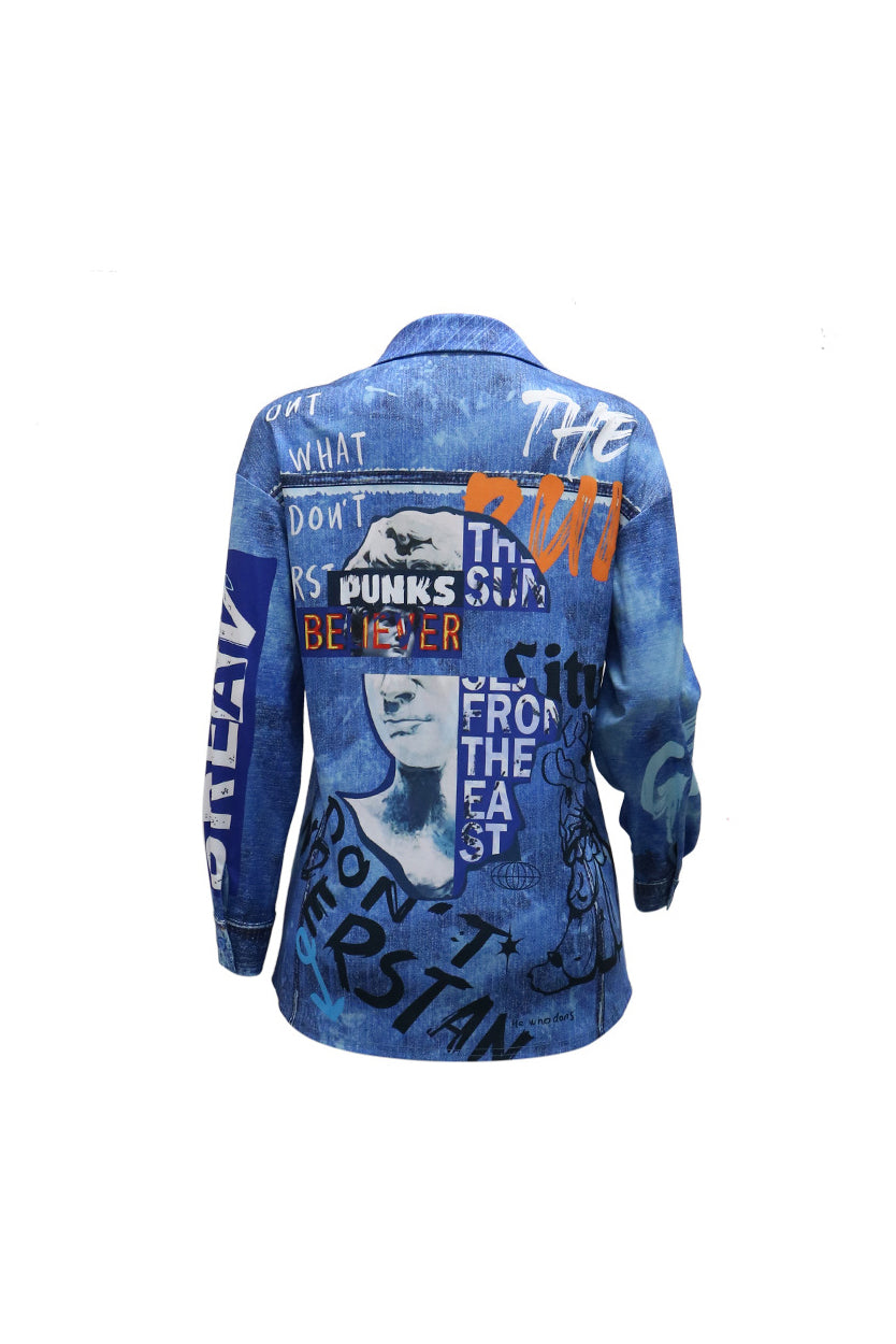 Printed Graffiti Set Lavish Daily