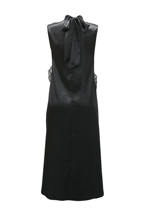 Sleeveless Crew Neck Maxi Dress Lavish Daily