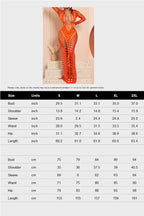 Mesh Deep V Long Sleeve Rhinestone Maxi Dresses Lavish Daily