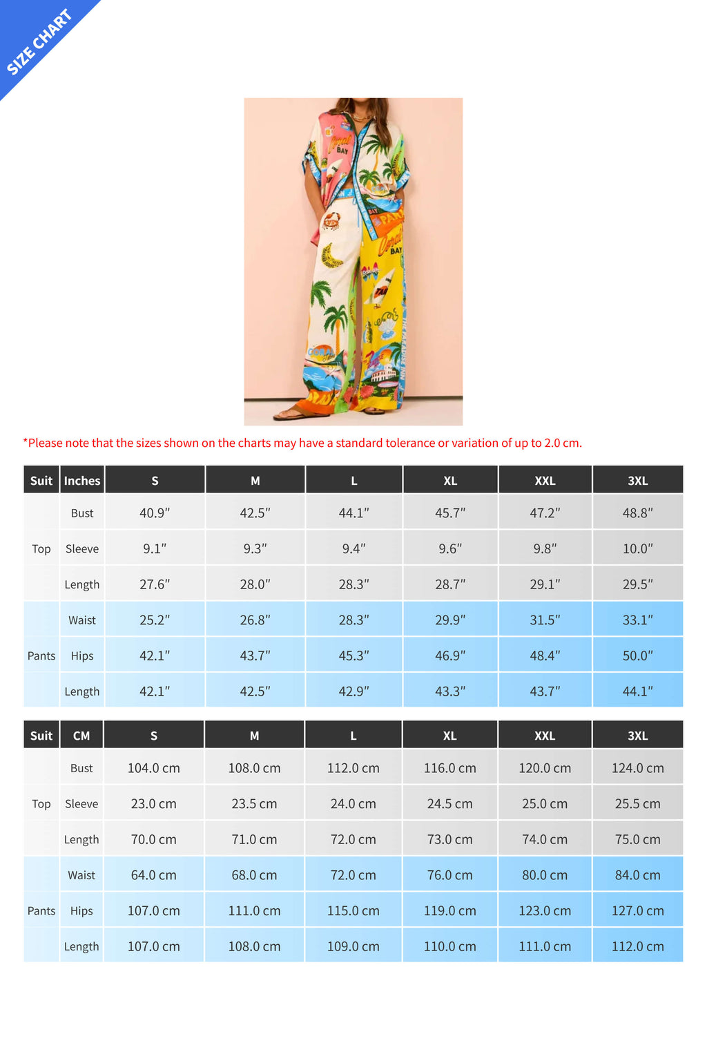 Printed Shirt and Pant Set Lavish Daily