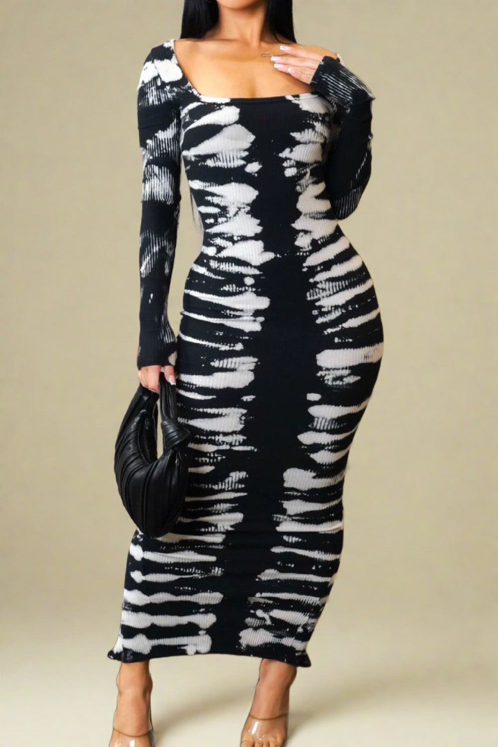 Tie Dye Midi Dress Lavish Daily