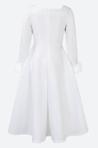 Long Sleeve Square Neck Maxi Dresses Lavish Daily