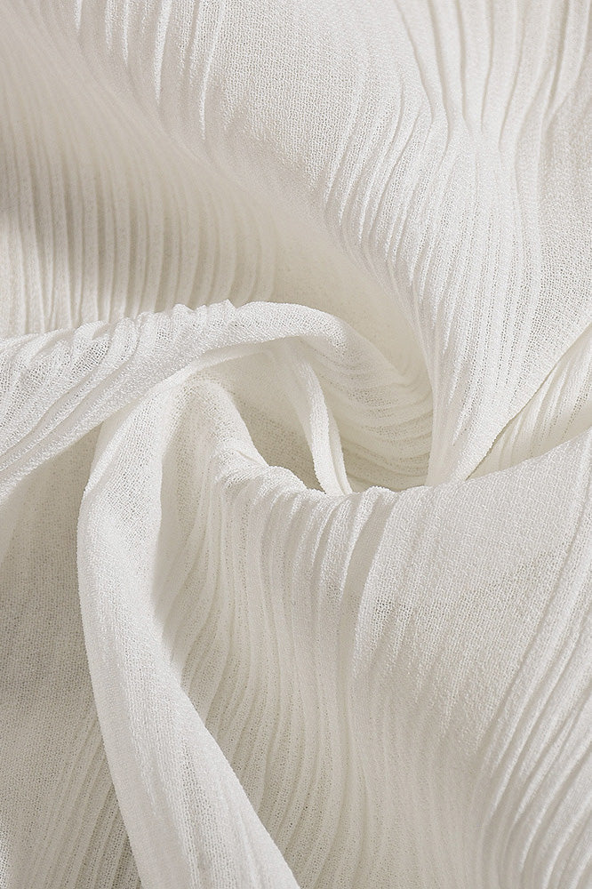 V-Neck Belted Long-Sleeve Shirt Lavish Daily