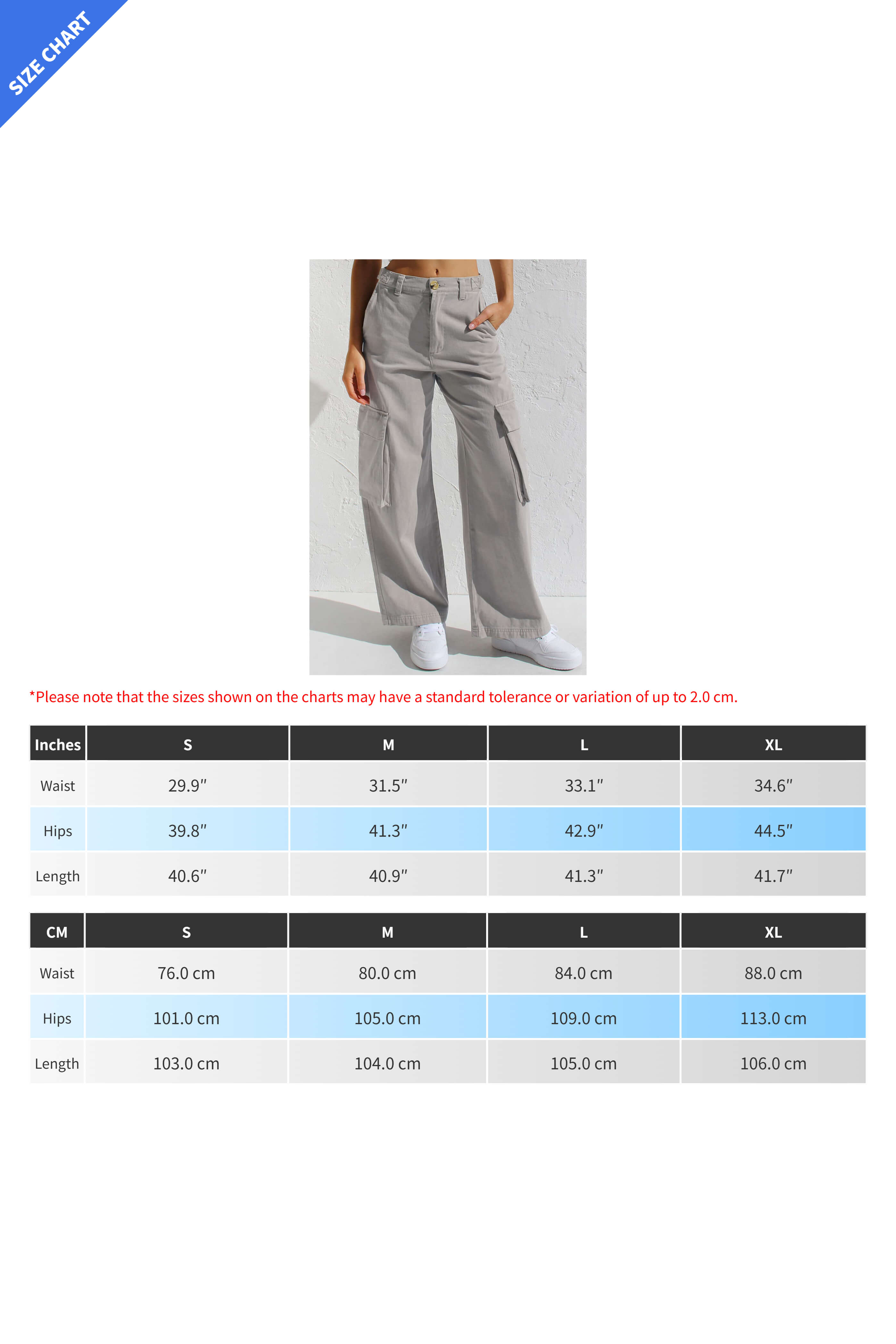 Multi Pocket Cargo Style Women’s Denim Pants Lavish Daily