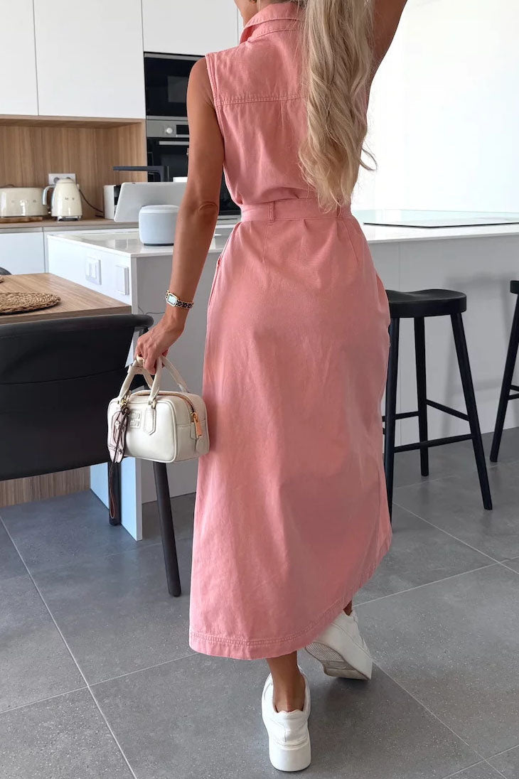 Denim Maxi Dress Lavish Daily