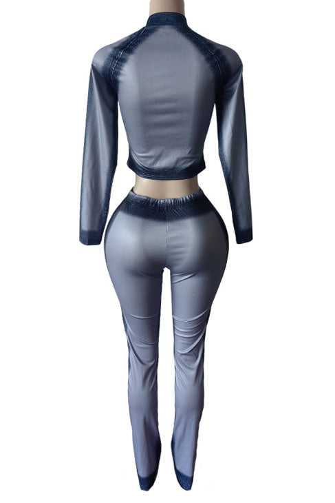 Airbrushed Jacket and Pants Set Lavish Daily