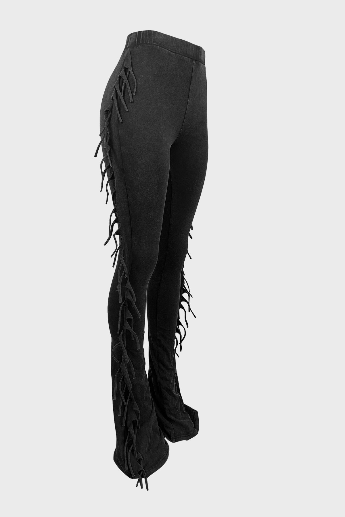 Wash Fringe Pants Lavish Daily