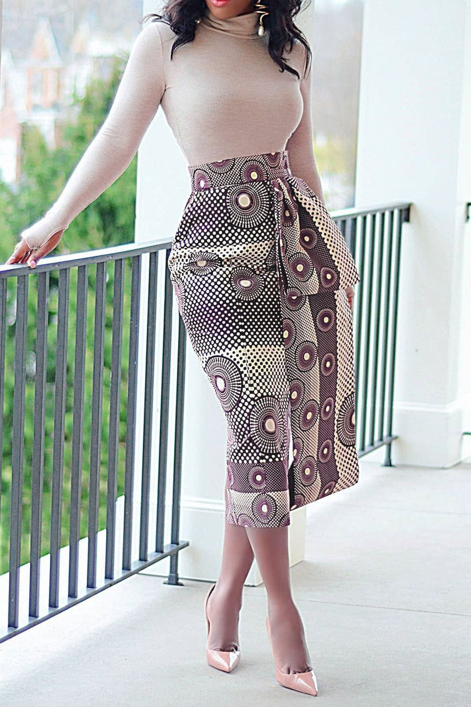 Classy Bow Tie Skirt Lavish Daily