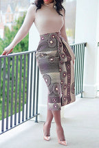 Classy Bow Tie Skirt Lavish Daily