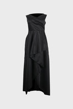 Elegant Patchwork Flounce Dress Lavish Daily