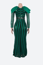 Plus Size Sequin Stretch Fit Dress Lavish Daily