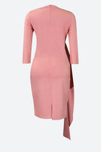 Tie Side Bodycon Dress Lavish Daily