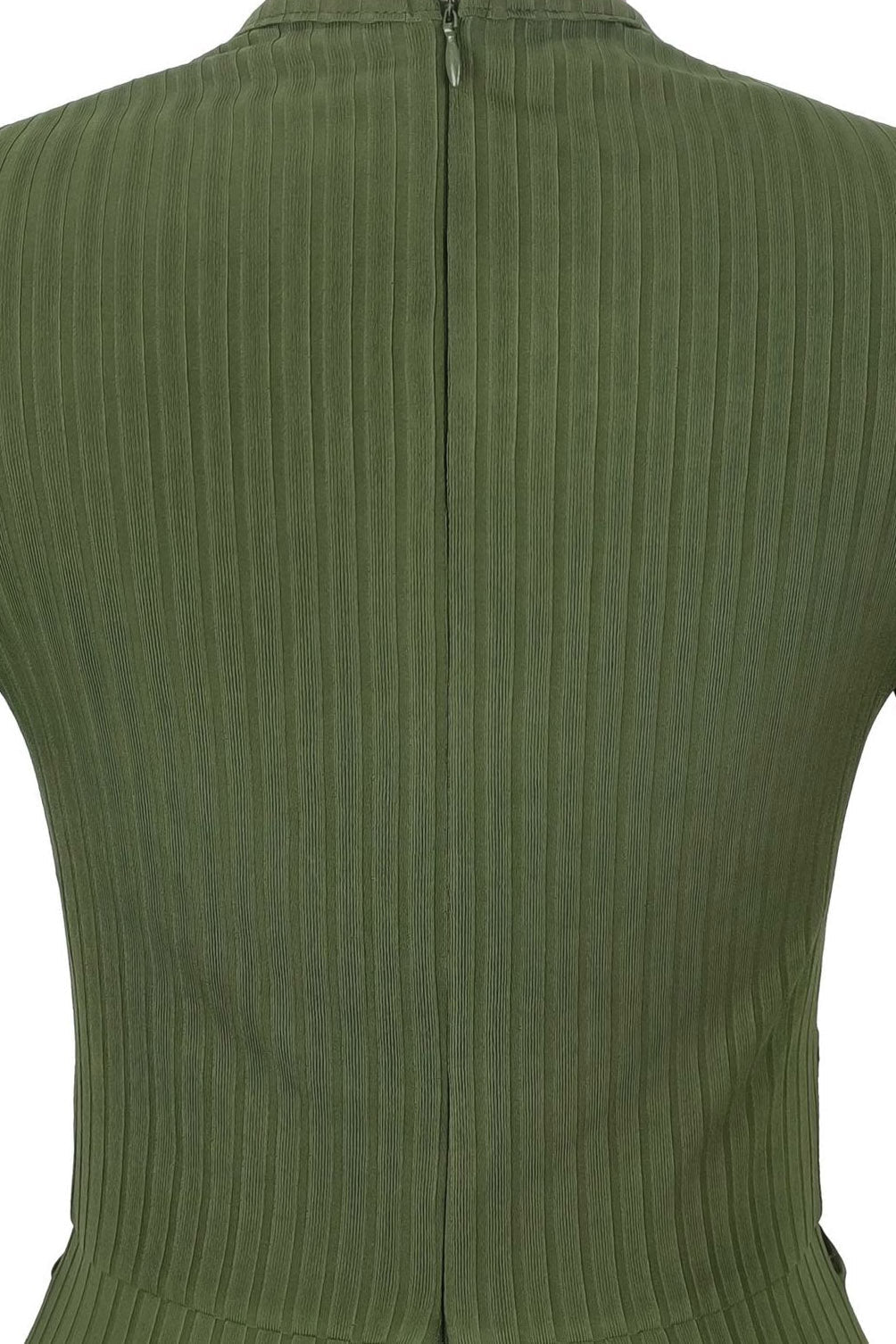 Ribbed Cutout Long-Sleeve Flared Jumpsuit Lavish Daily