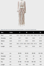 Fringe Knitting Hollow Long Dress Lavish Daily