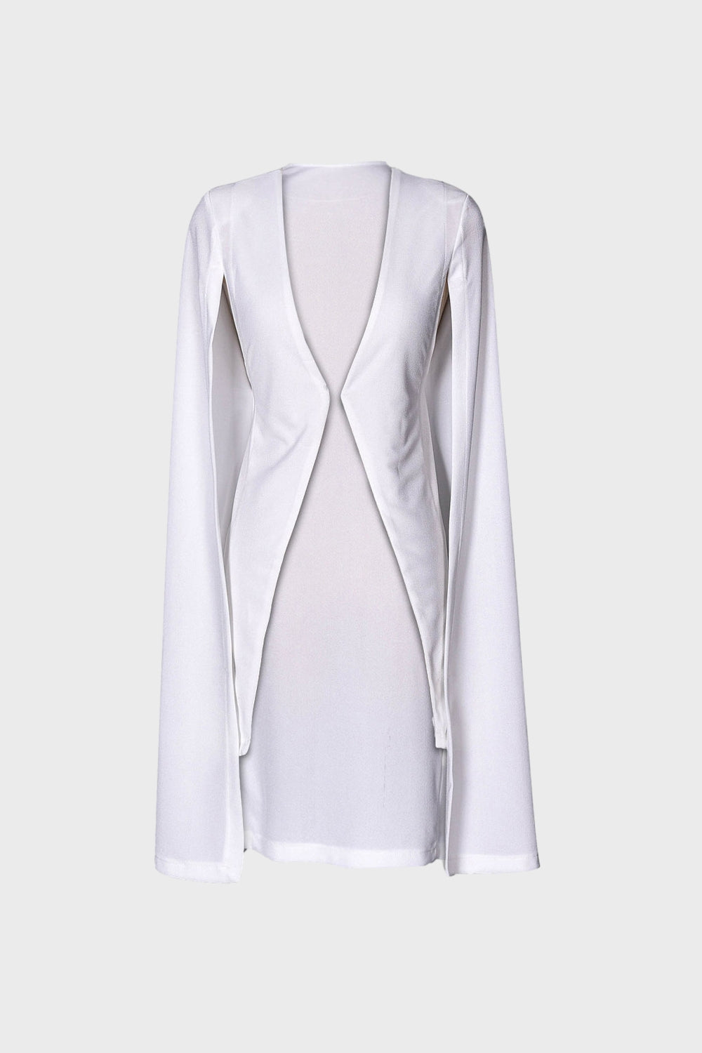 Long Sleeve Cape Blazer Lavish Daily