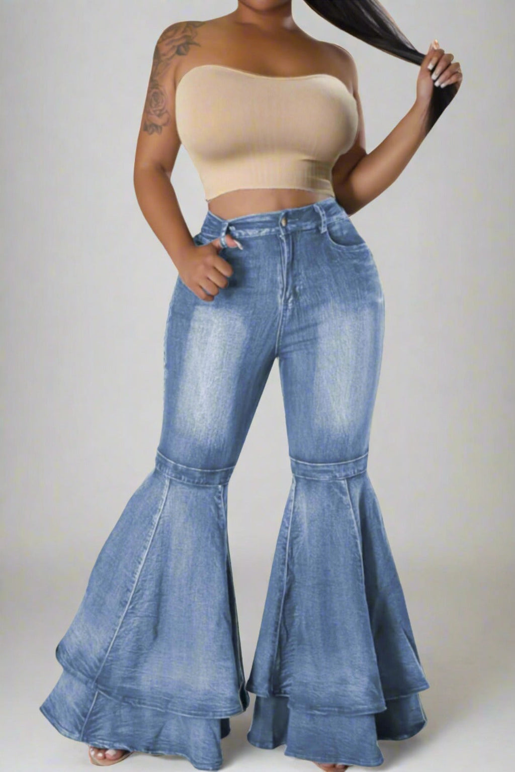 Bell Bottom Jeans Lavish Daily