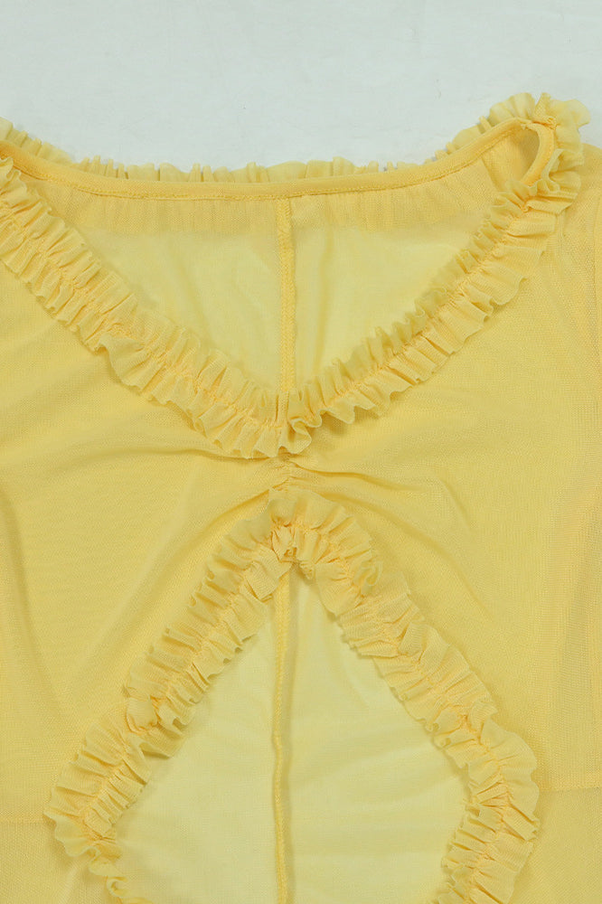 Maxi Ruffle Dress Lavish Daily