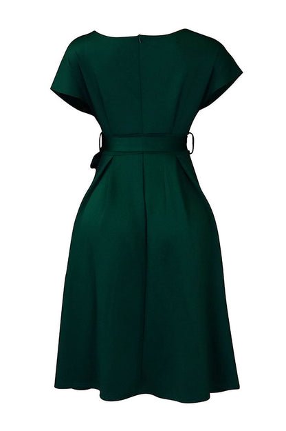 Fallen Shoulder Midi Dress Lavish Daily