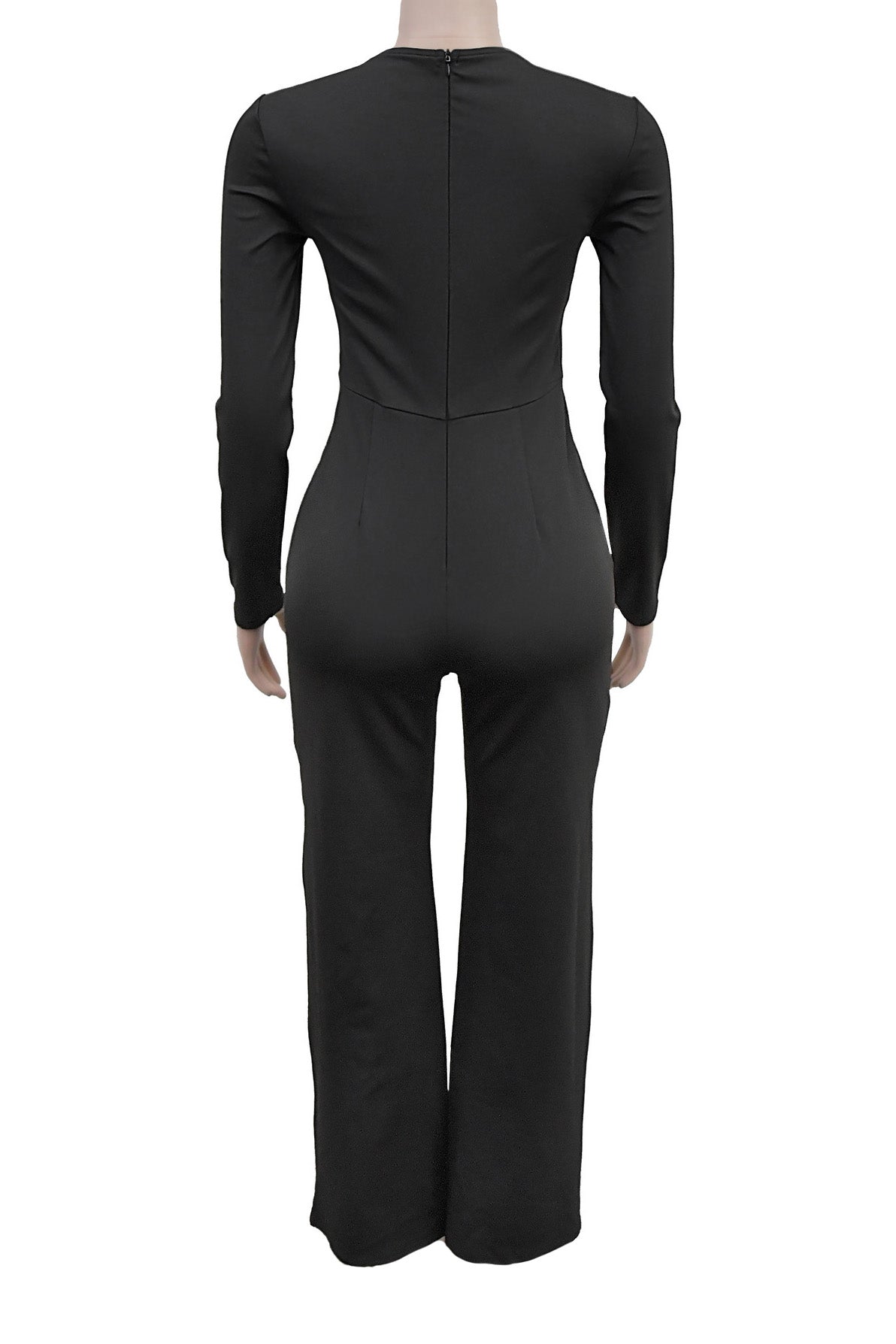Asymmetrical Tailored Wide-Leg Jumpsuit Lavish Daily
