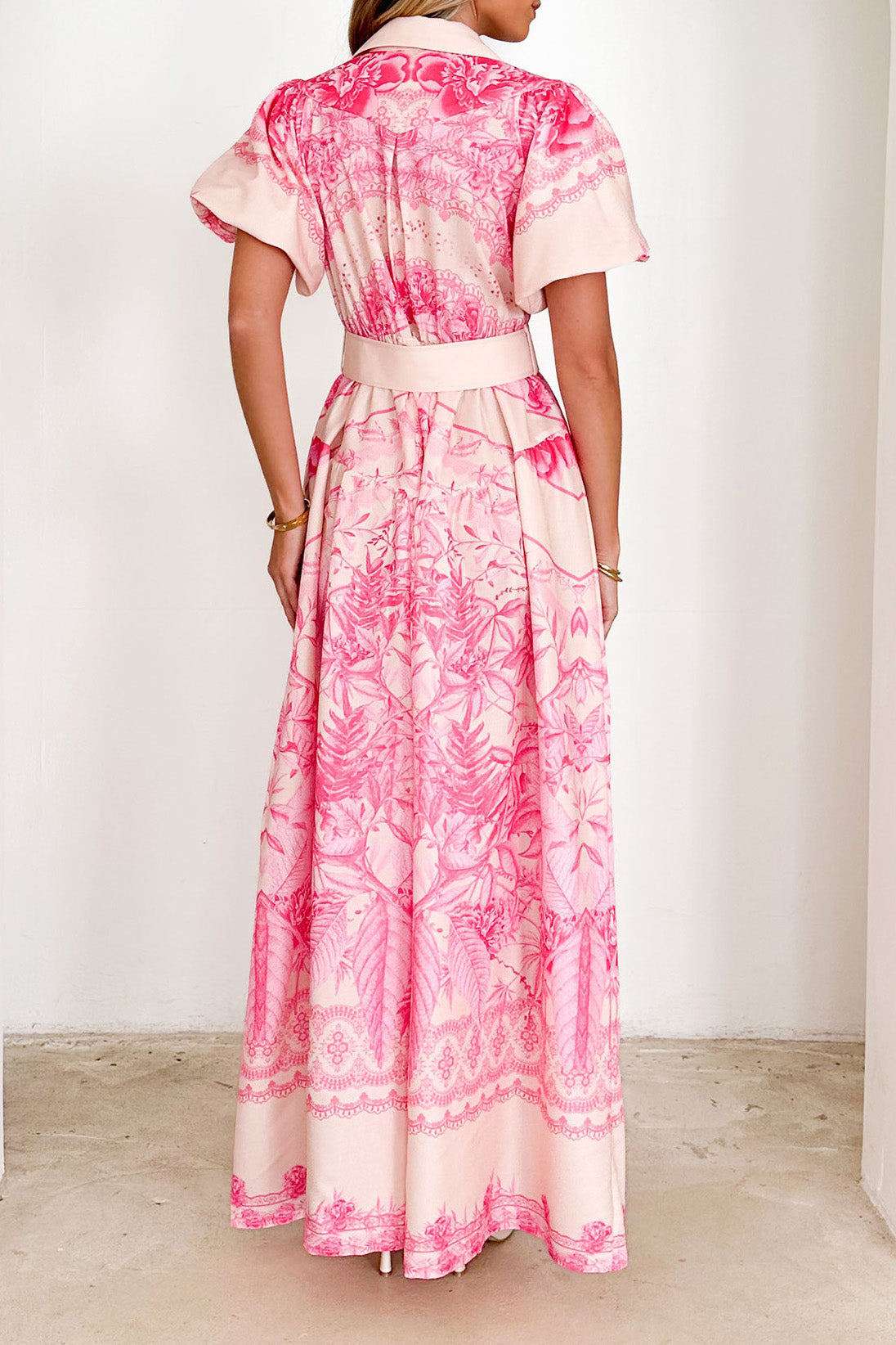 Tiered Ruffle Maxi Dress Lavish Daily