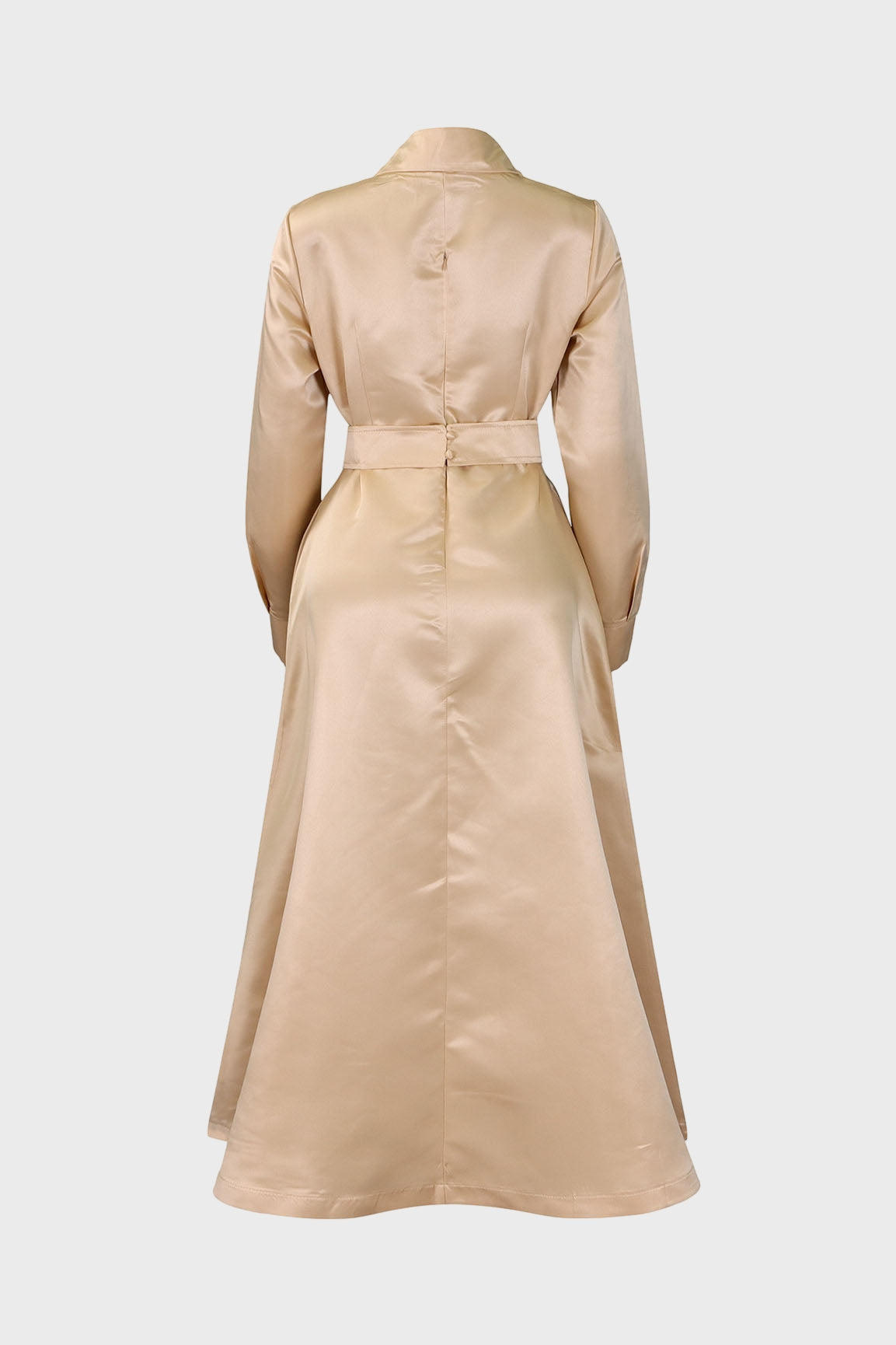 Solid Shirt Dress Lavish Daily